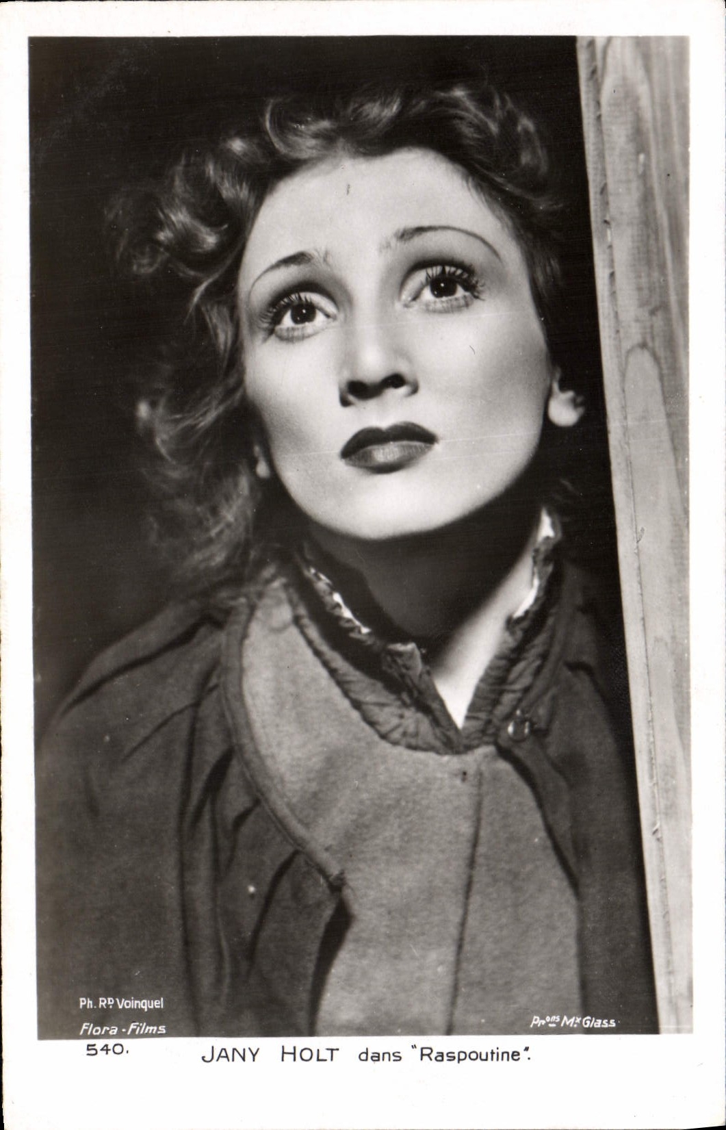 Modern Postcard Cinema Jany Holt in Raspoutine