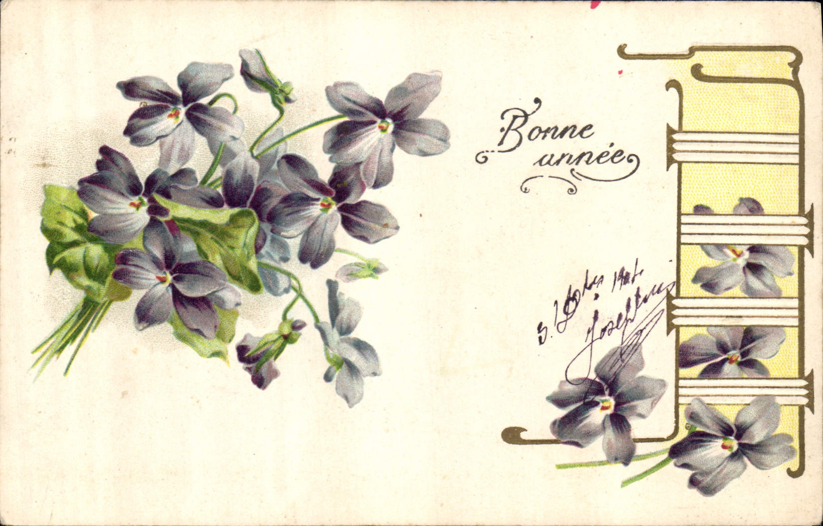 CPA Fantaisie Fleurs 