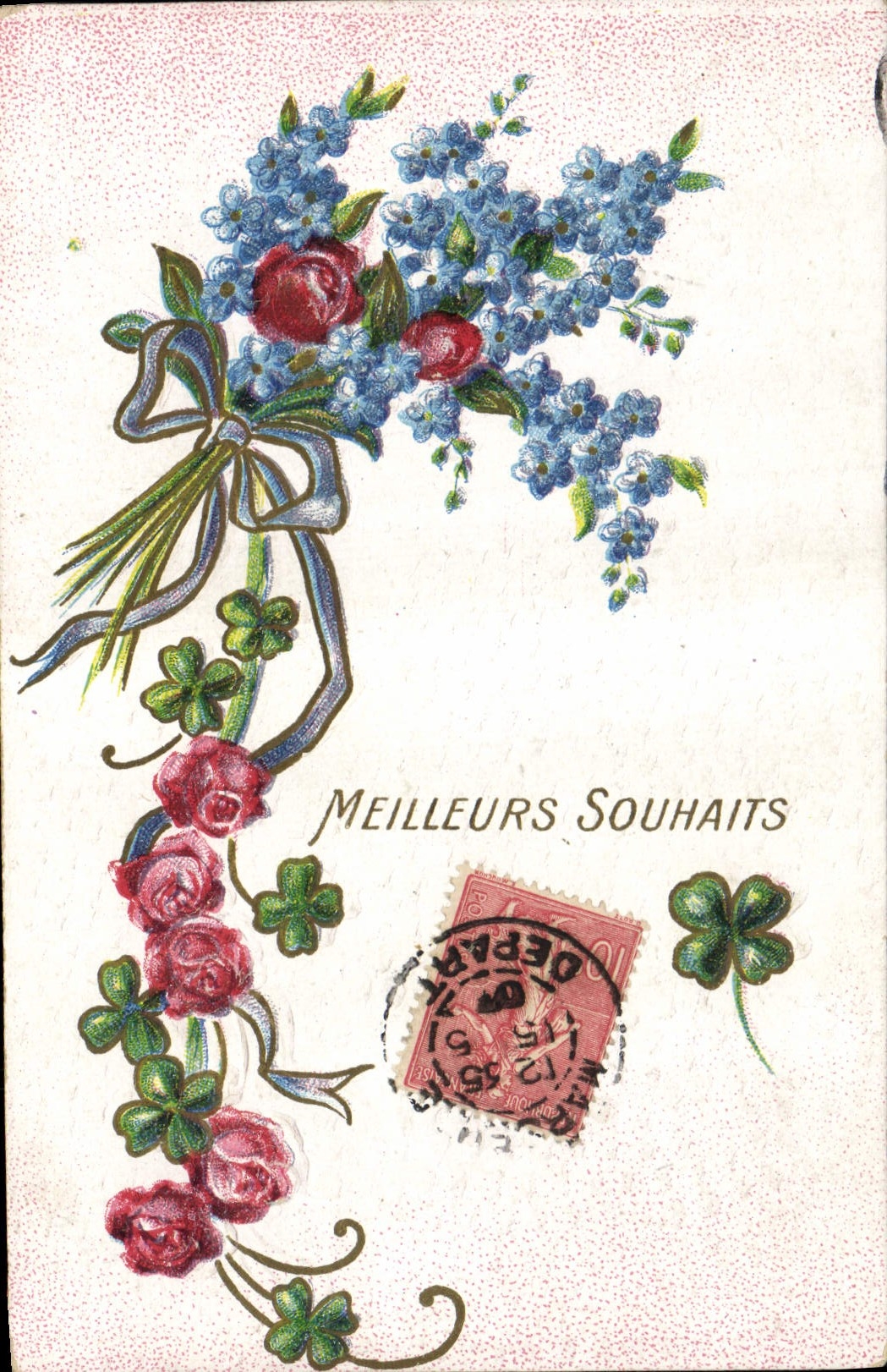 CPA Fantaisie Fleurs 