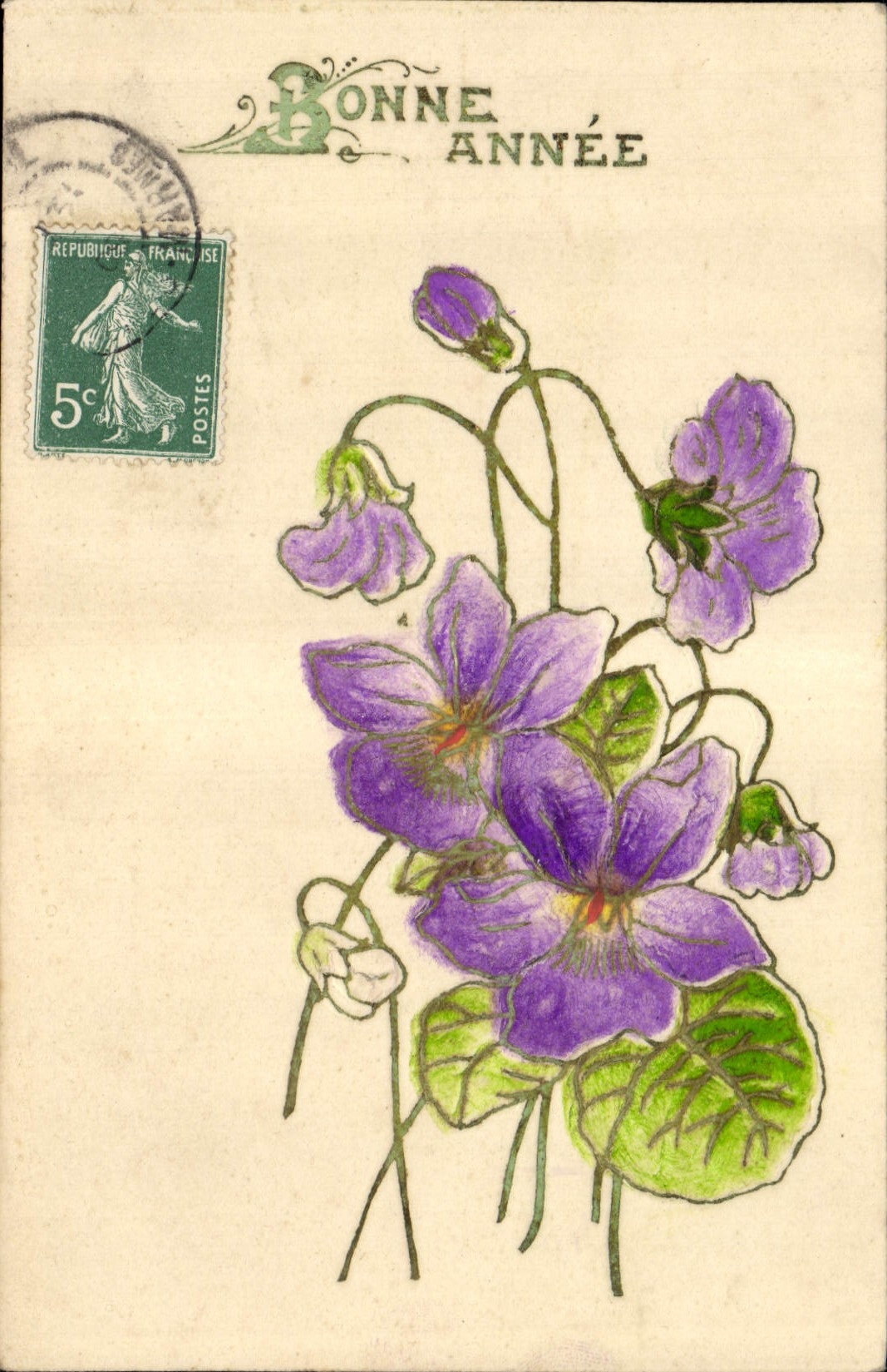 CPA Fantaisie Fleurs 
