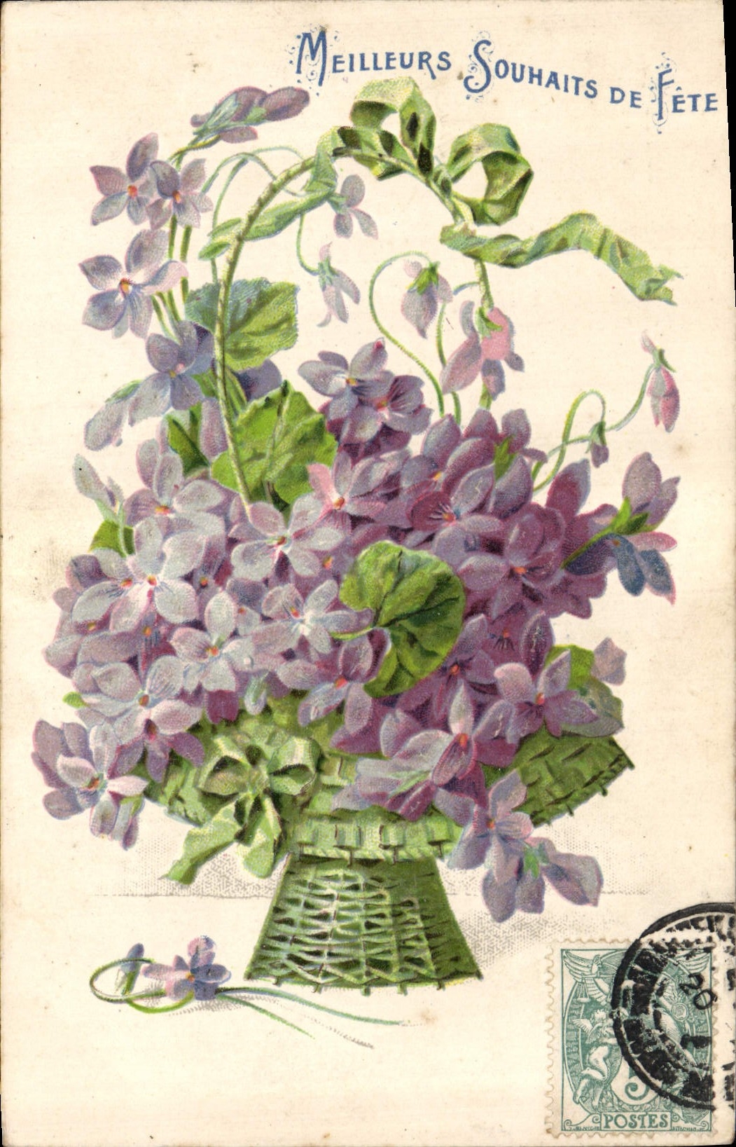 CPA Fantaisie Fleurs 