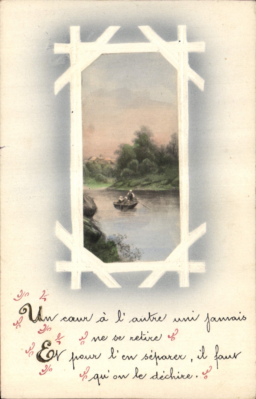 CPA Fantaisie Paysage 