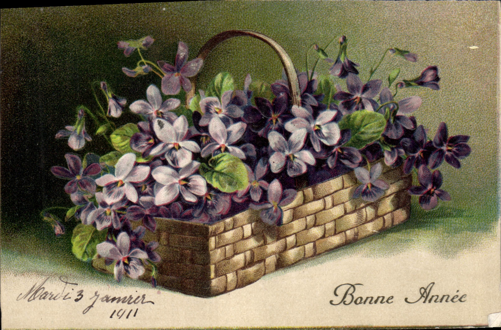 CPA Fantaisie Fleurs 