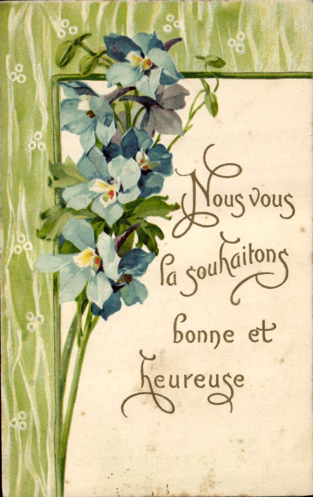 CPA Fantaisie Fleurs 