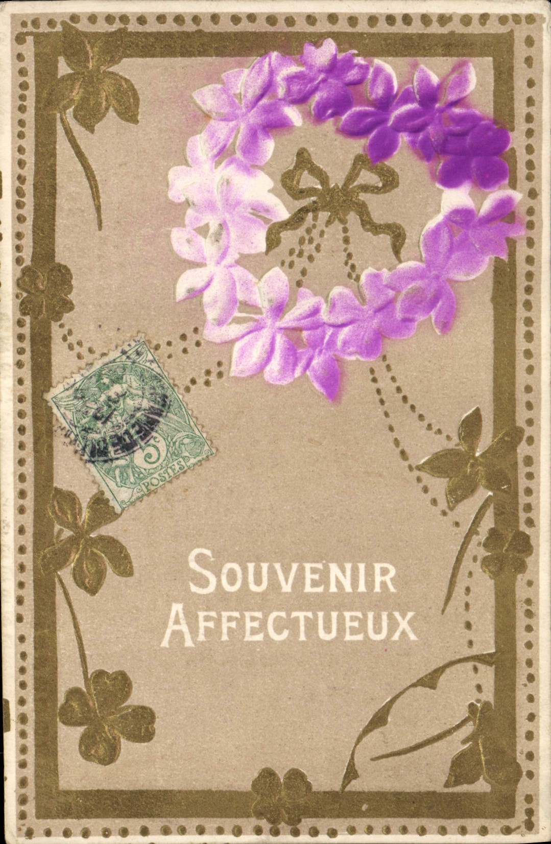 CPA Fantaisie Fleurs 