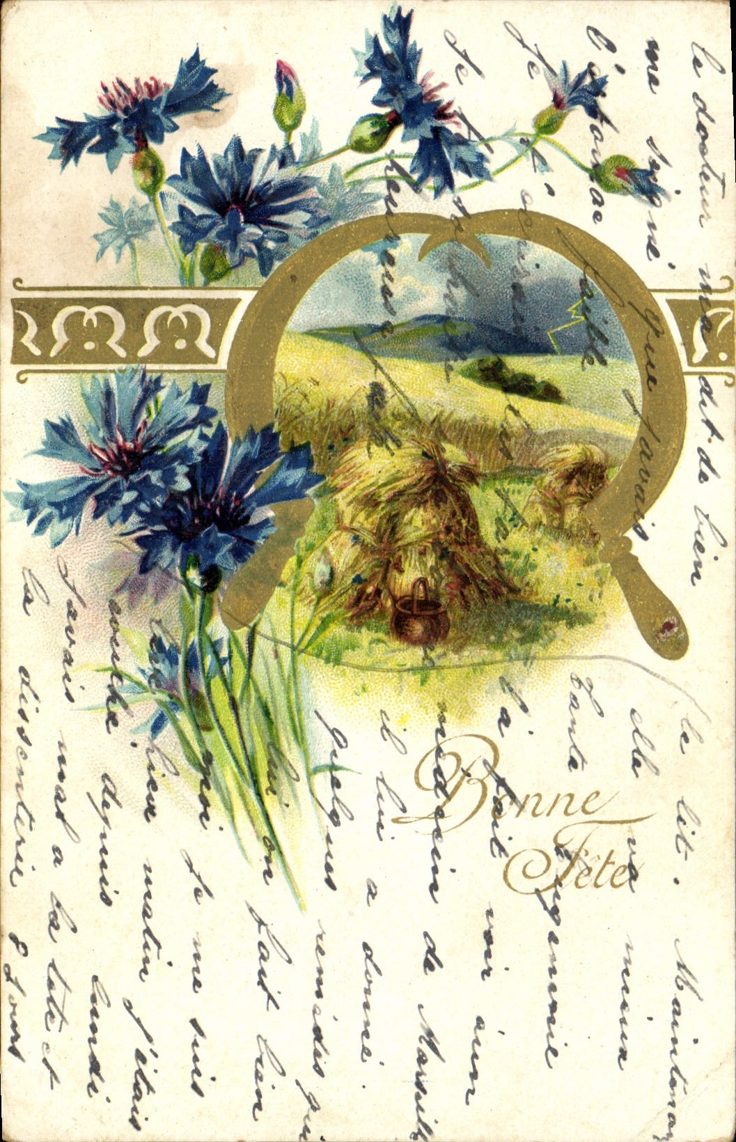 CPA Fantaisie Fleurs 