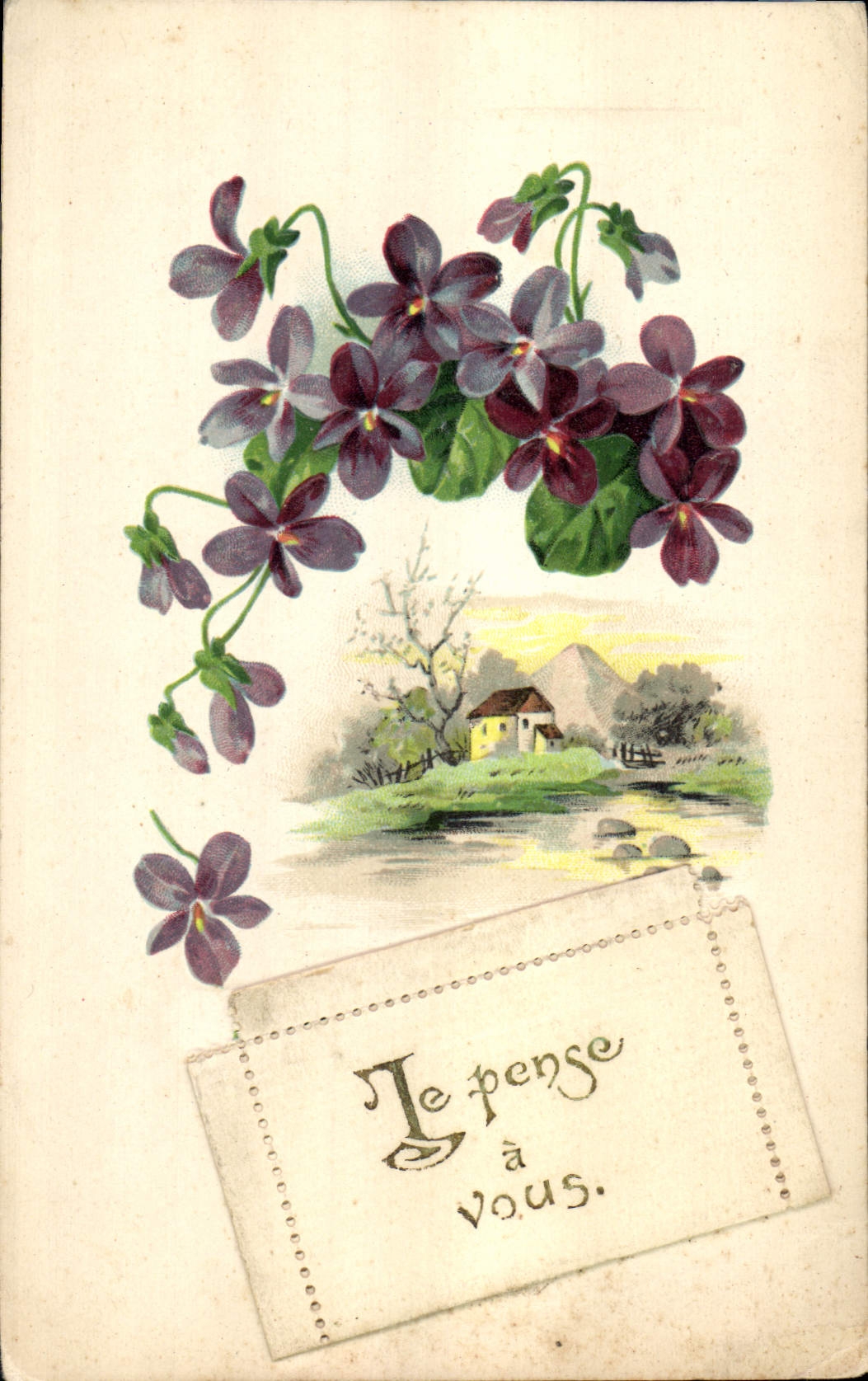 CPA Fantaisie Fleurs 