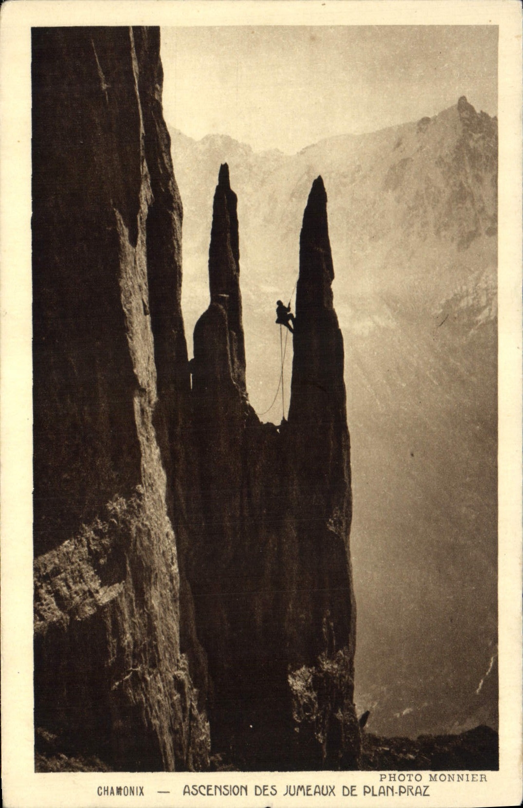 CPA Alpinisme Chamonix Ascension des jumeaux de Plan Braz