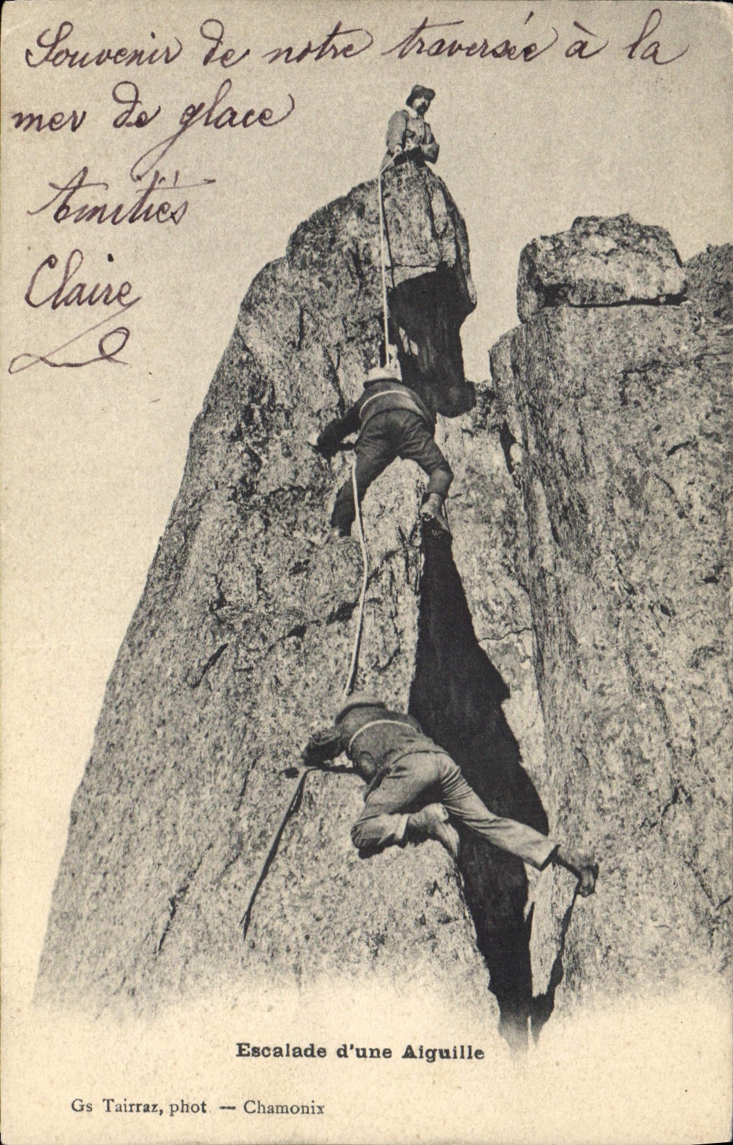 CPA Alpinisme Escalade d'une aiguille