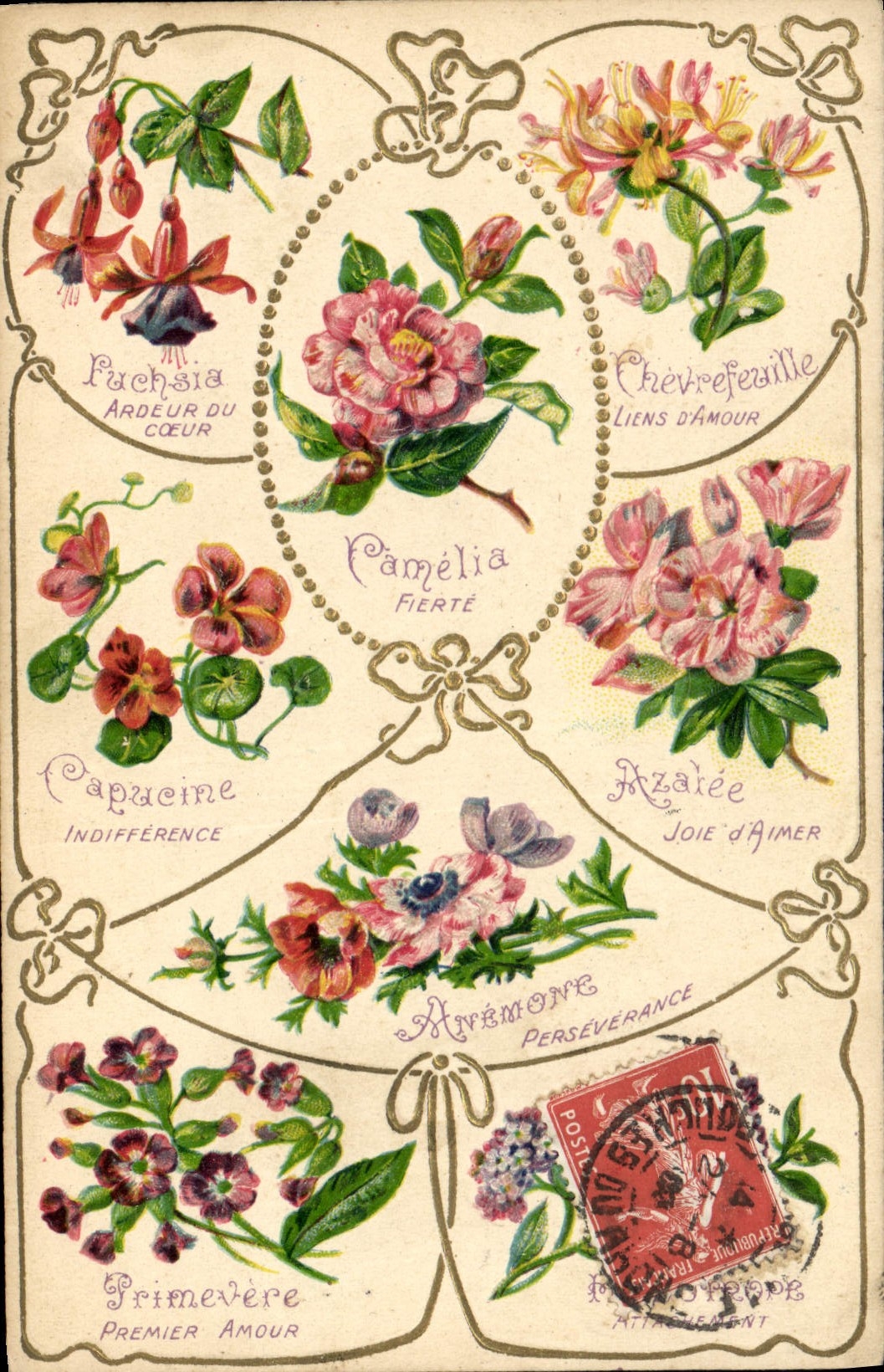 CPA Fantaisie Fleurs 