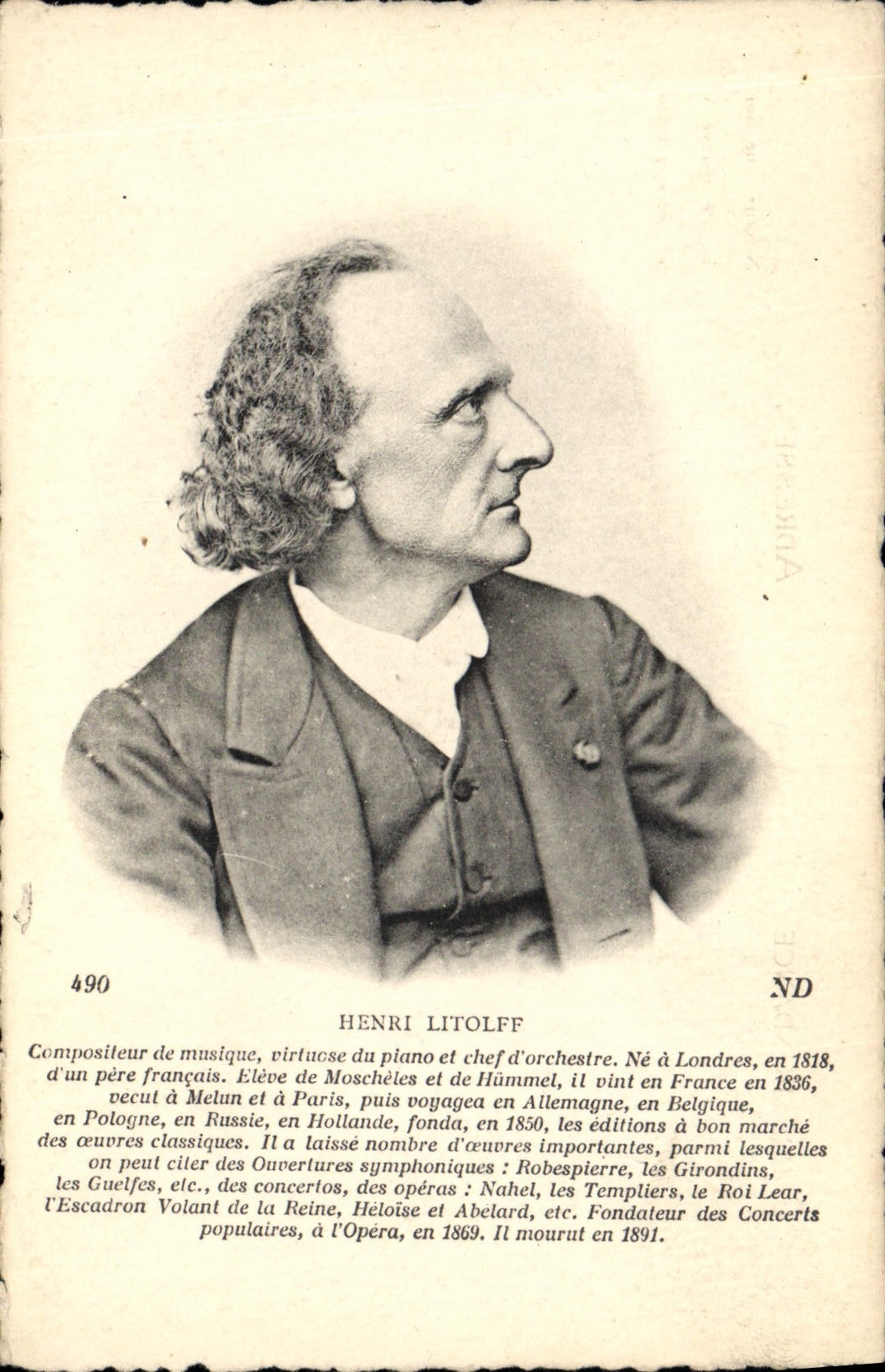 CPA Henri Litolff 