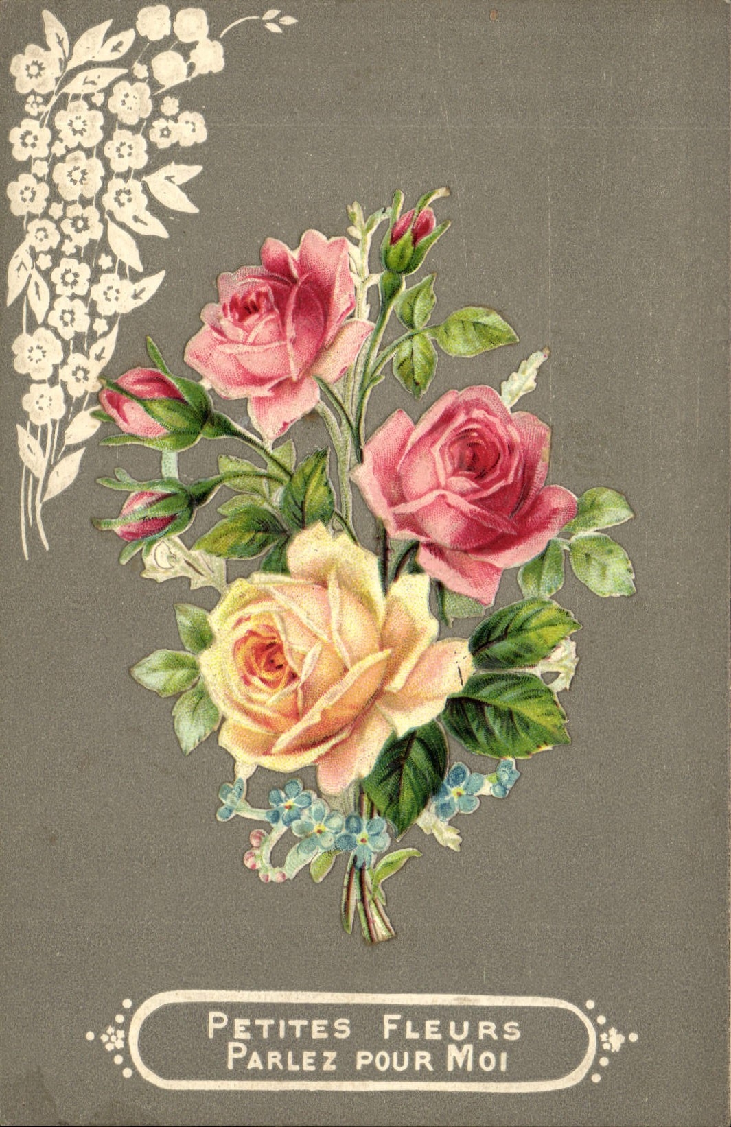 CPA Fantaisie Fleurs 