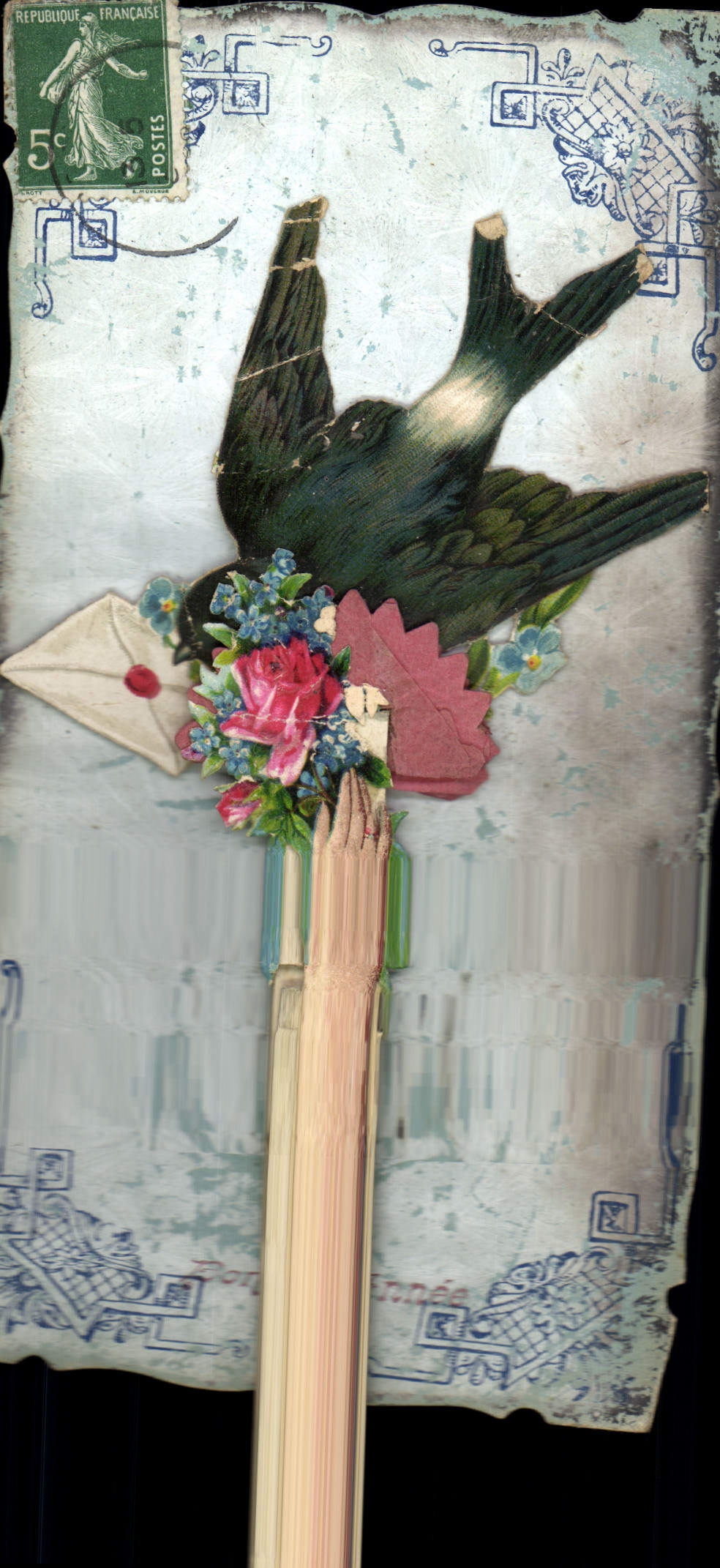 CPA Fantaisie Fleurs 