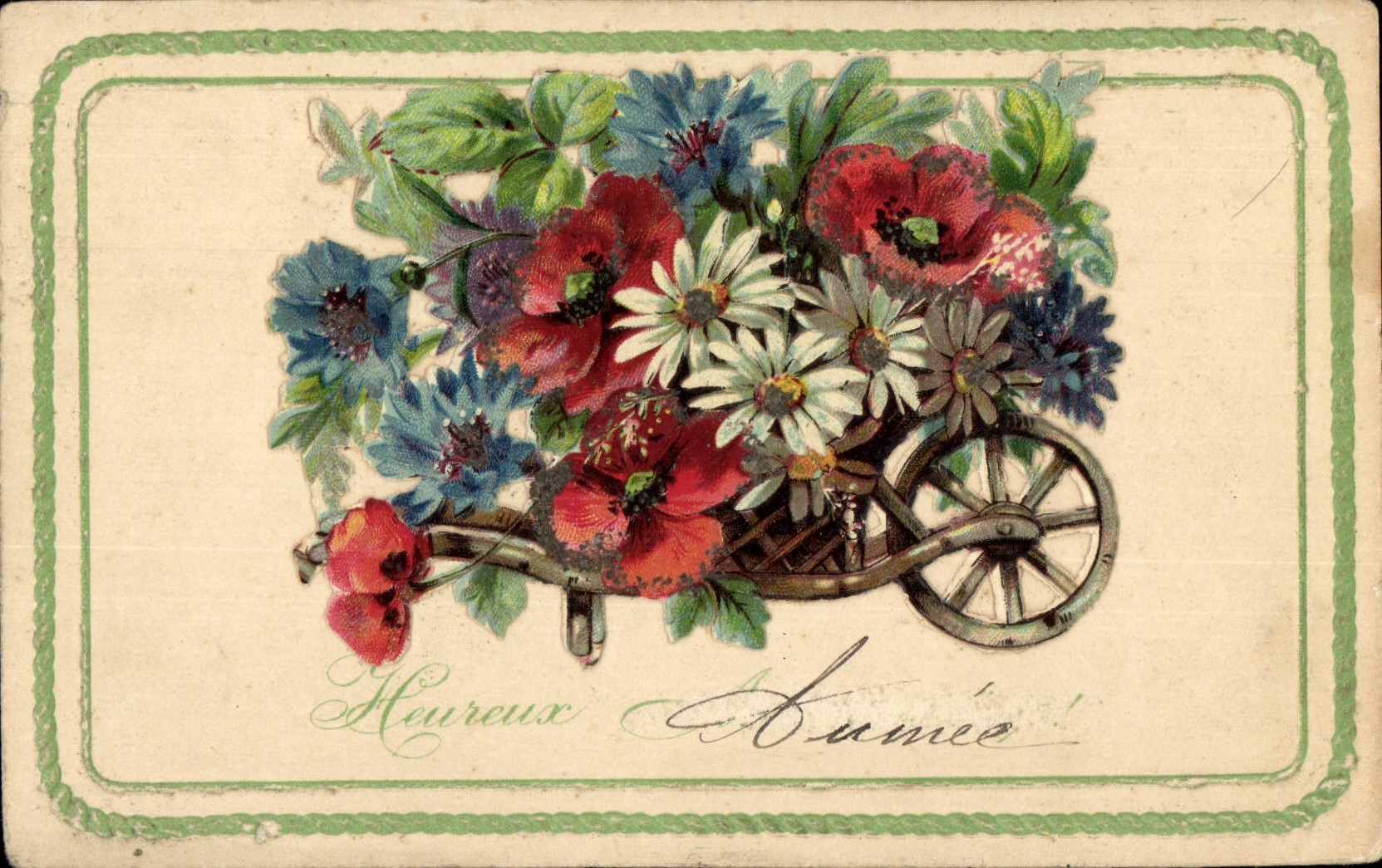 CPA Fantaisie Fleurs 