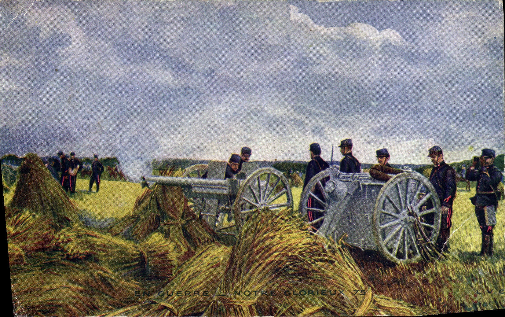 CPA Militaria Notre glorieux 75 