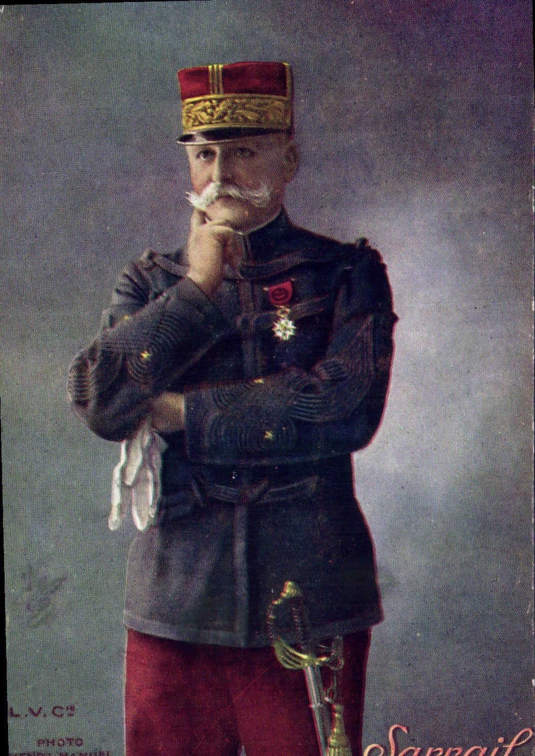 CPA Militaria General Sarrail 