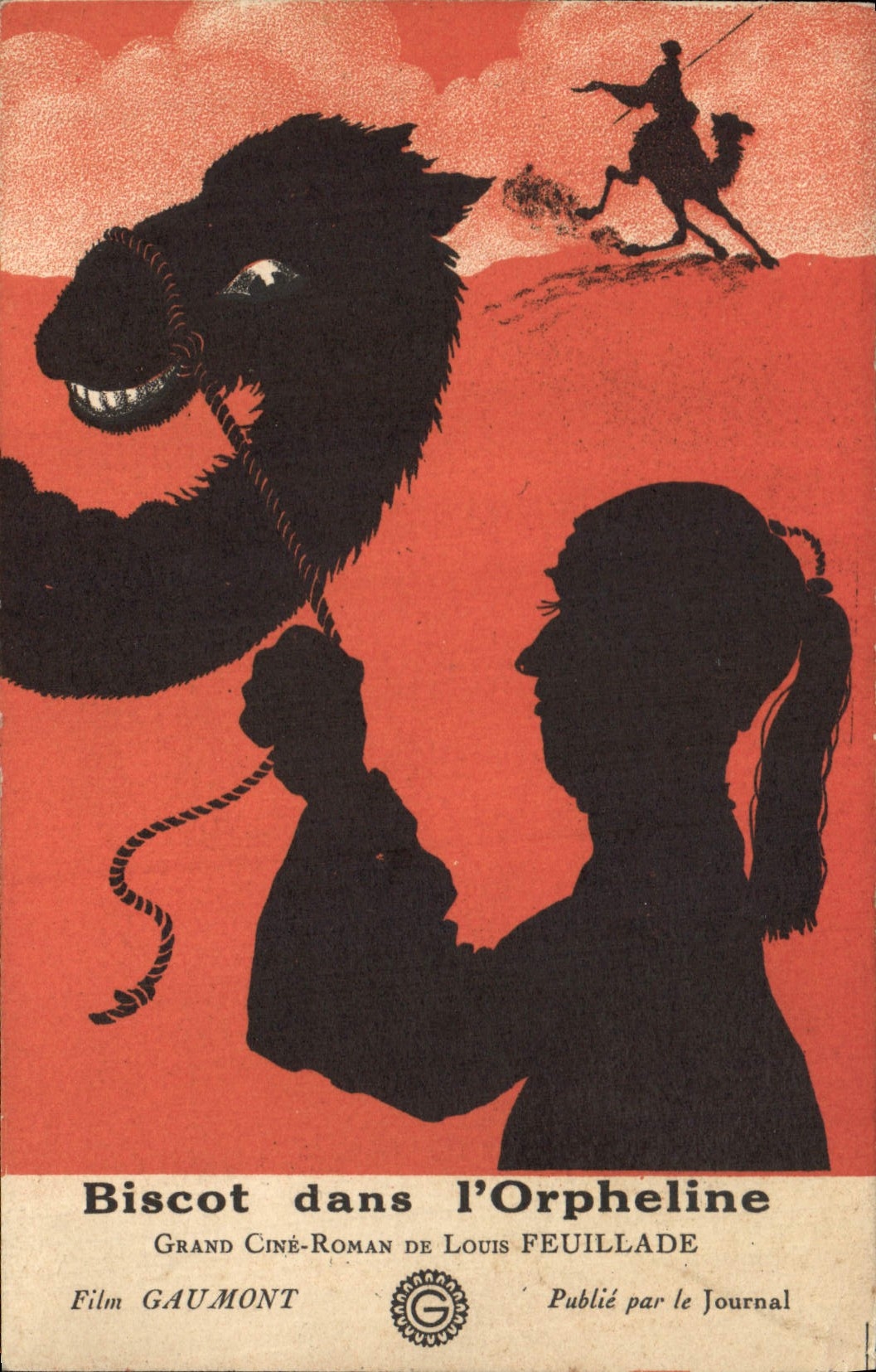 Modern Postcard Biscot Cinema in Orphan the Large Romance Movies of louis Feuillade Camel SIGNAL