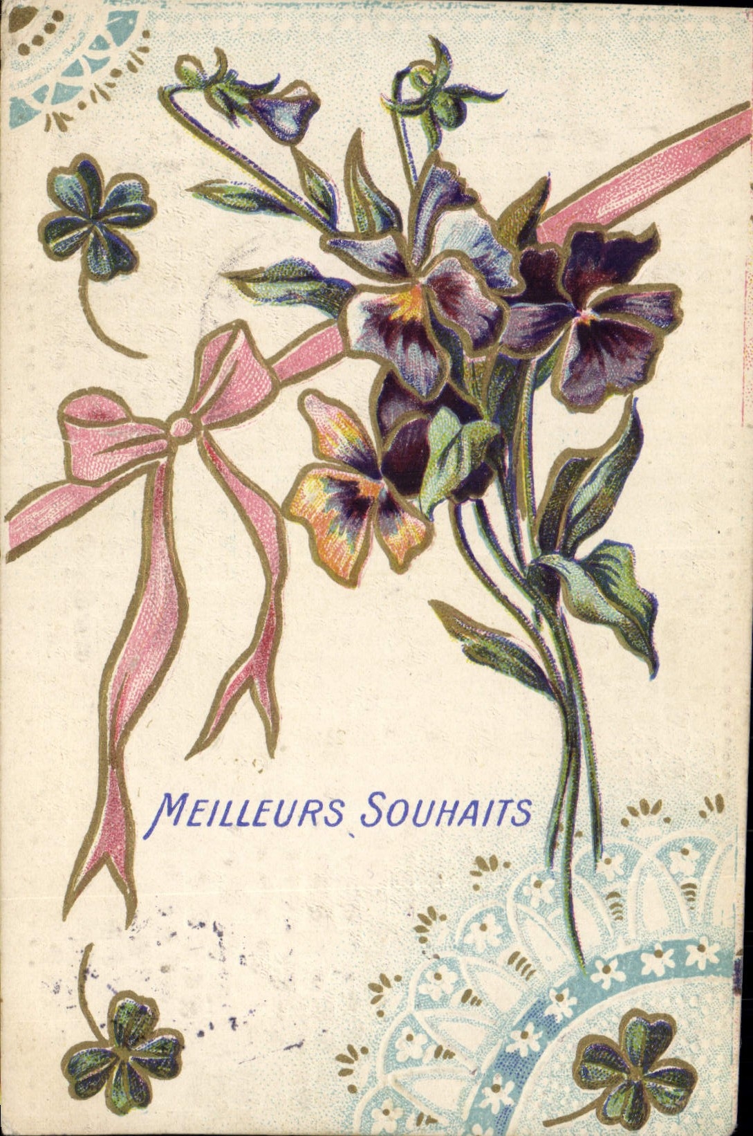 CPA Fantaisie Fleurs 