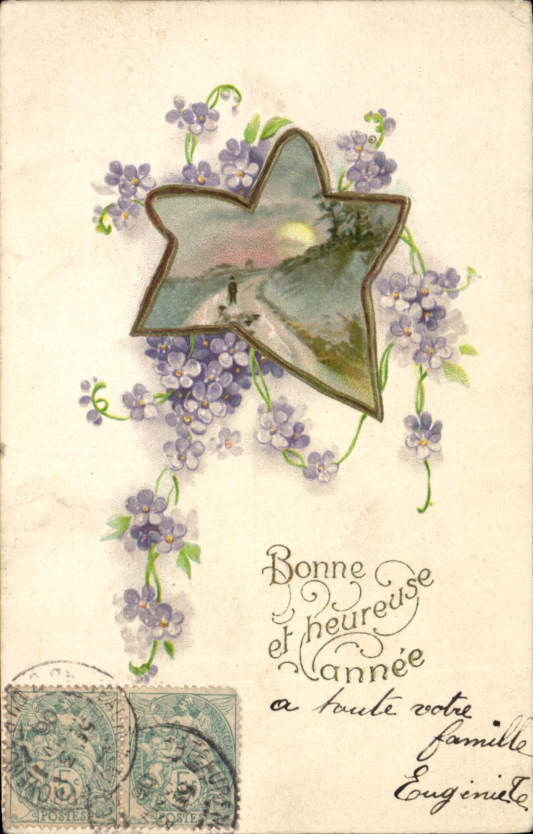 CPA Fantaisie Fleurs 