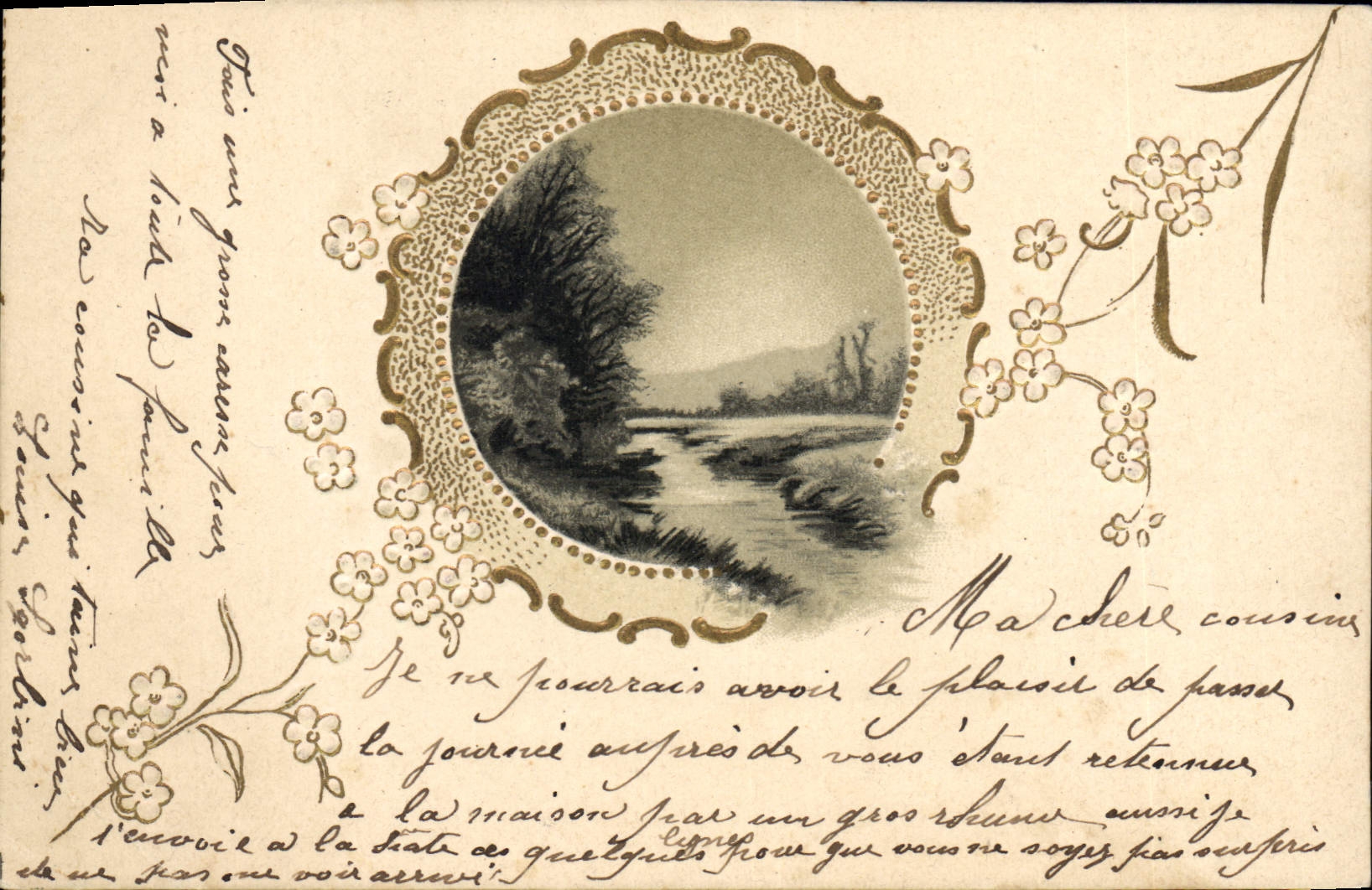 CPA Fantaisie Fleurs 