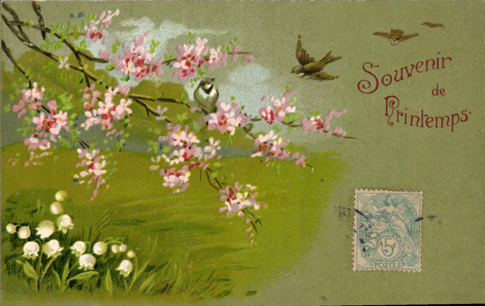 CPA Fantaisie Fleurs 