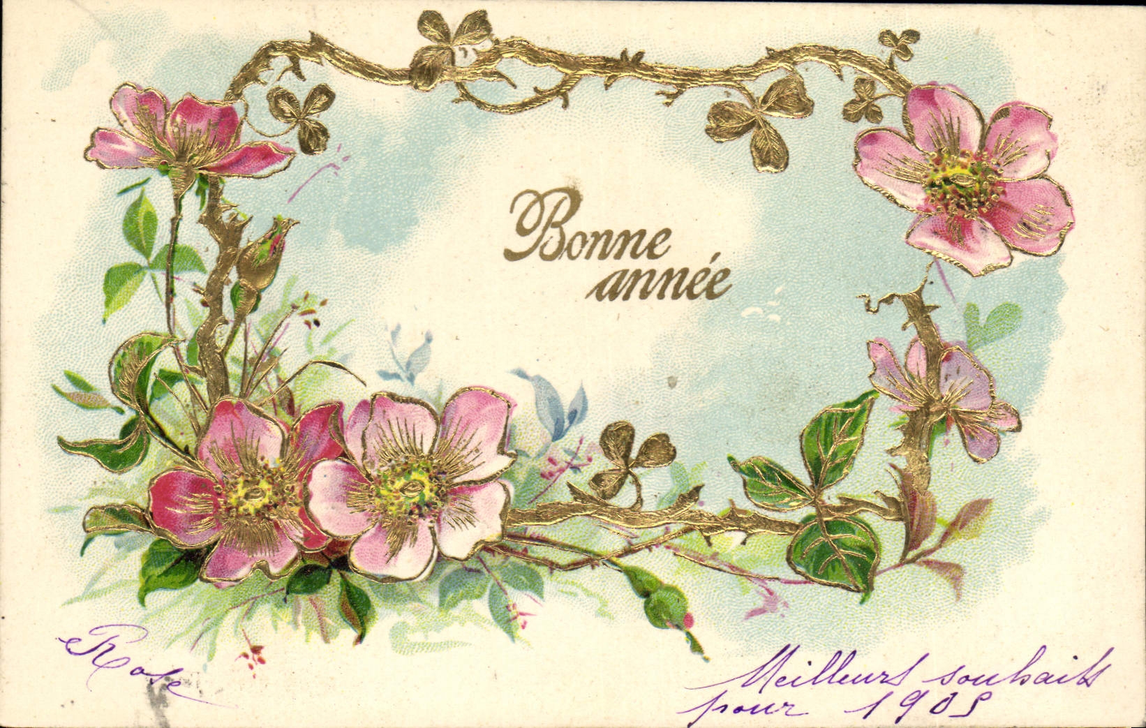 CPA Fantaisie Fleurs 