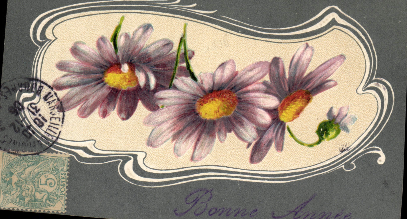 CPA Fantaisie Fleurs 