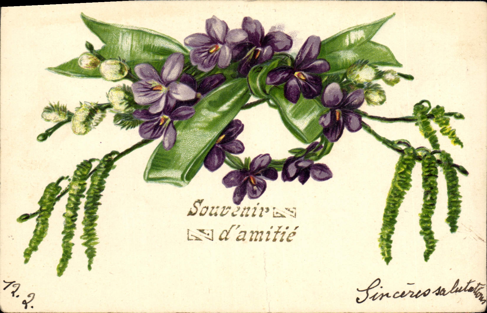 CPA Fantaisie Fleurs 