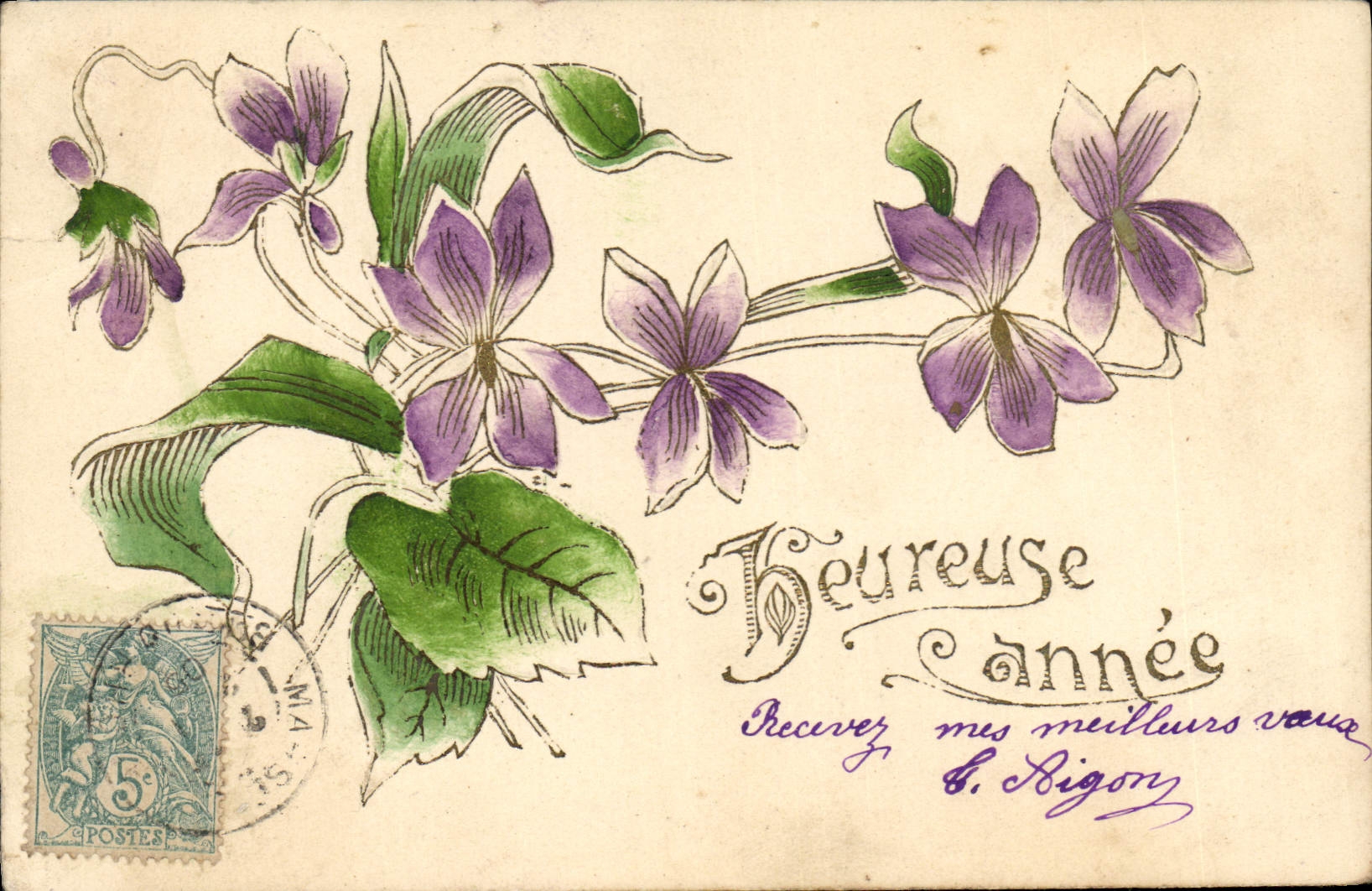 CPA Fantaisie Fleurs 