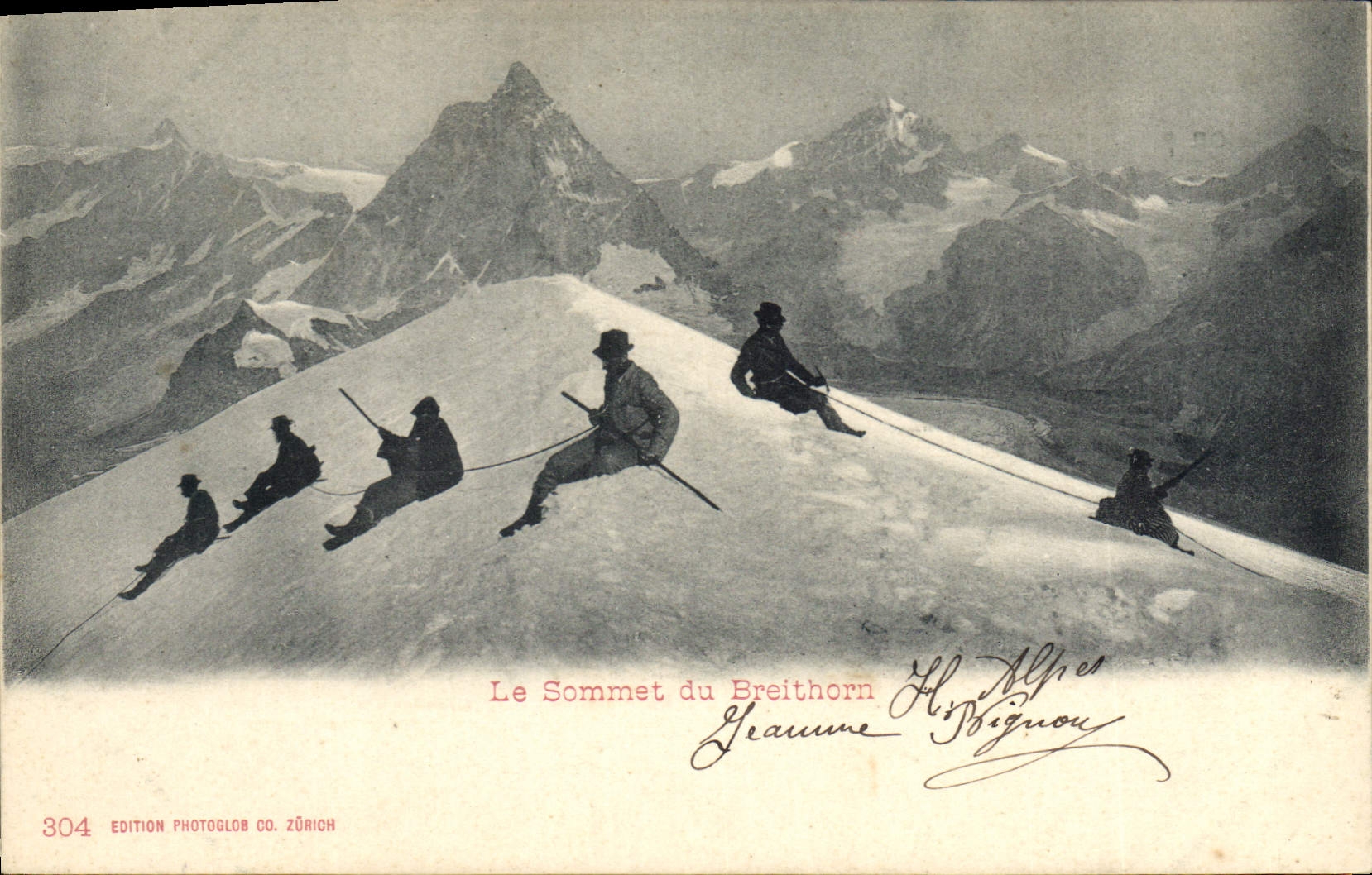 CPA Alpinisme Le sommet du Breithorn 