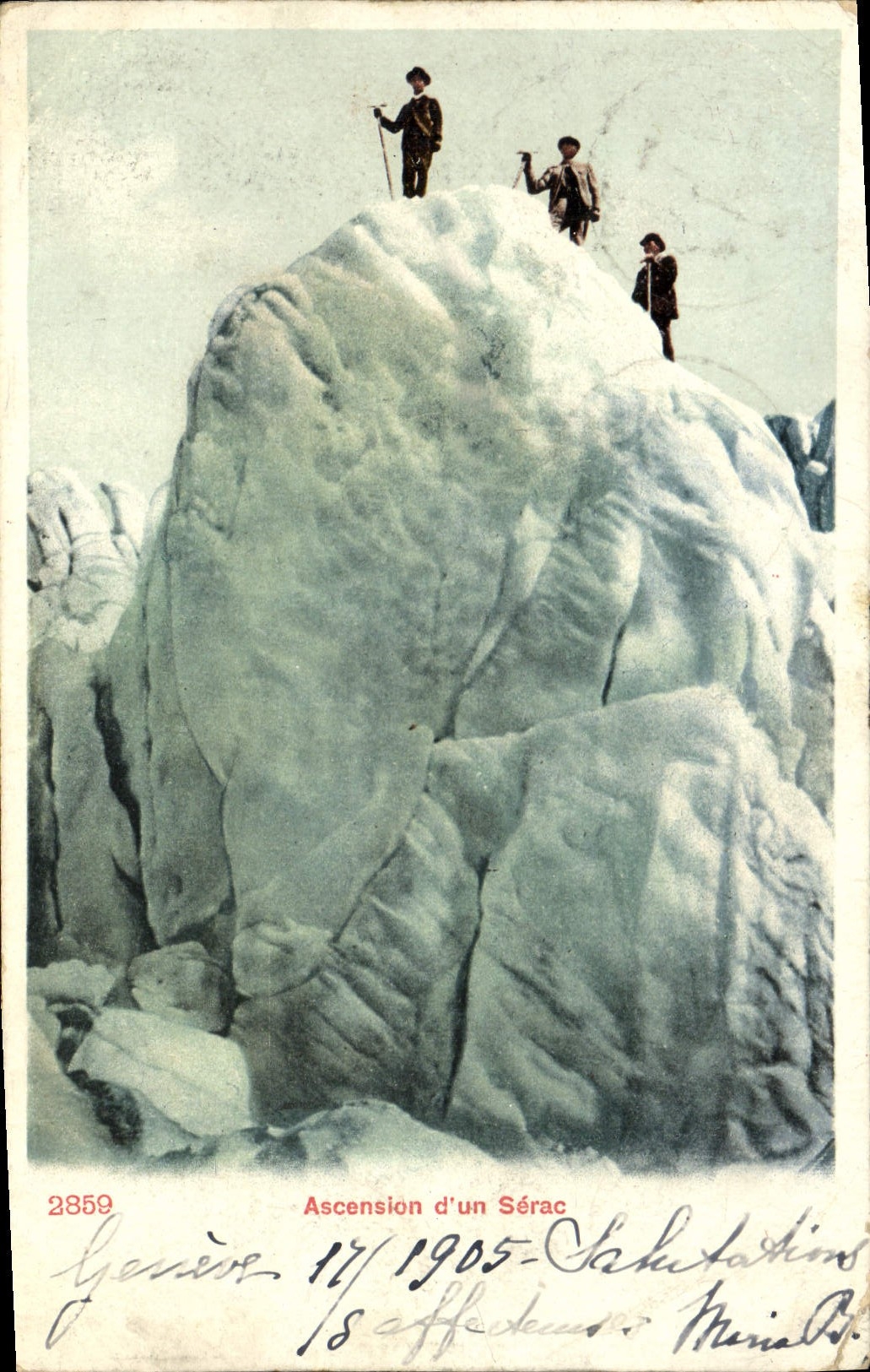 CPA Alpinisme Ascension d'un serac 