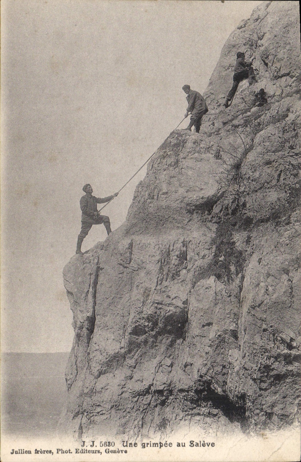 CPA Alpinisme Une grimpee au Saleve 