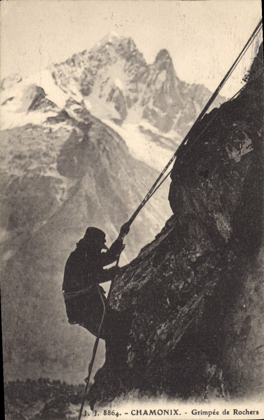 CPA Alpinisme Chamonix Grimpee de rochers 