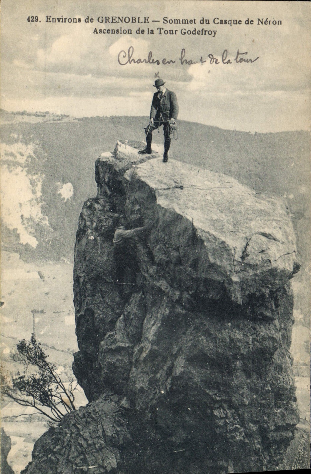 CPA Alpinisme Environs de Grenoble Sommet du casque de Neron Ascension de la Tour Godefroy 