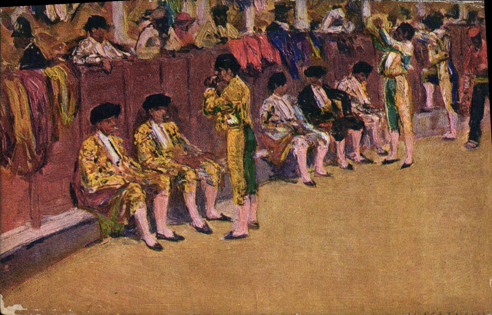 CPA Corrida Course de taureaux Bertuchi