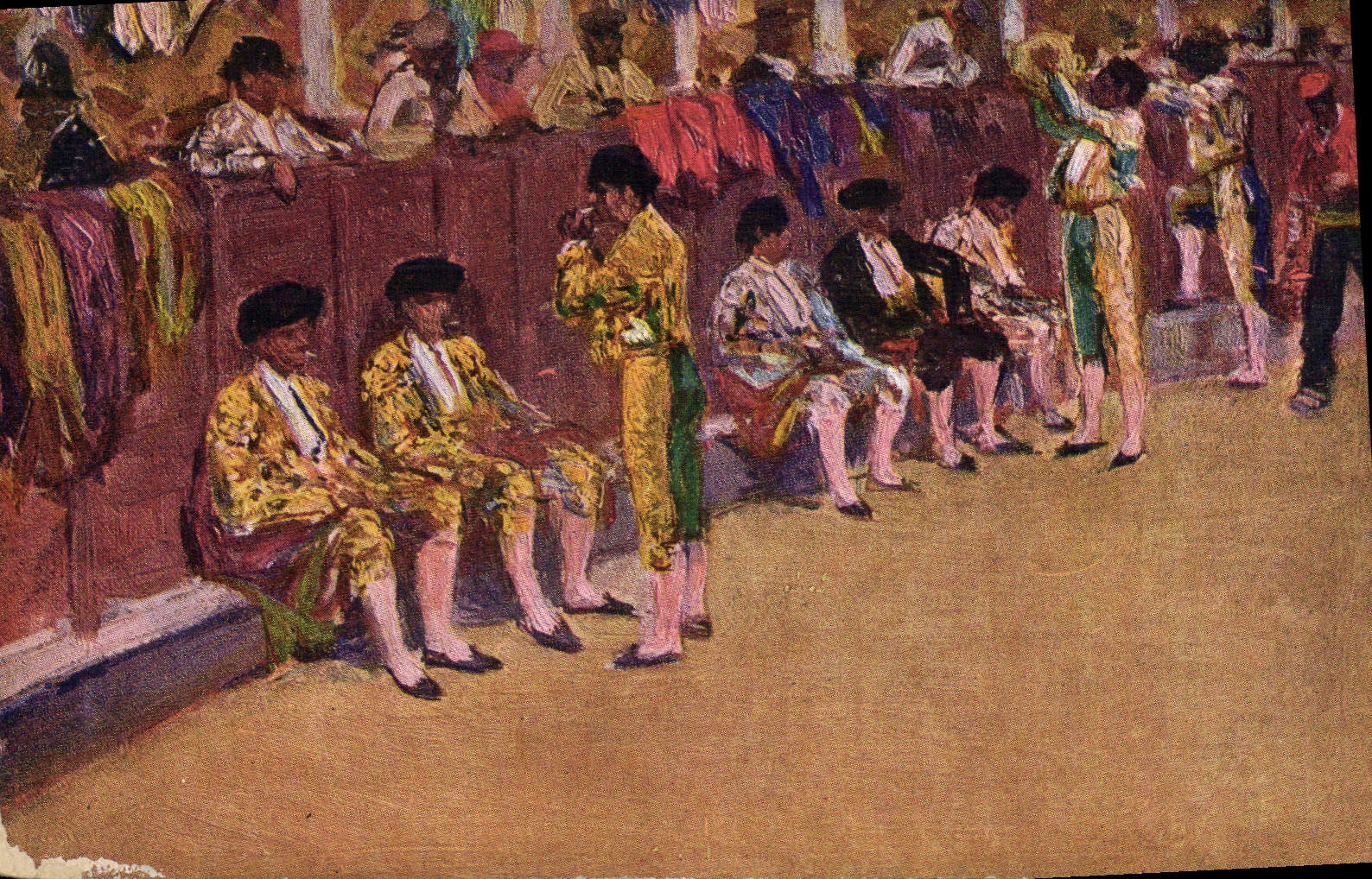 CPA Corrida Course de taureaux Bertuchi 