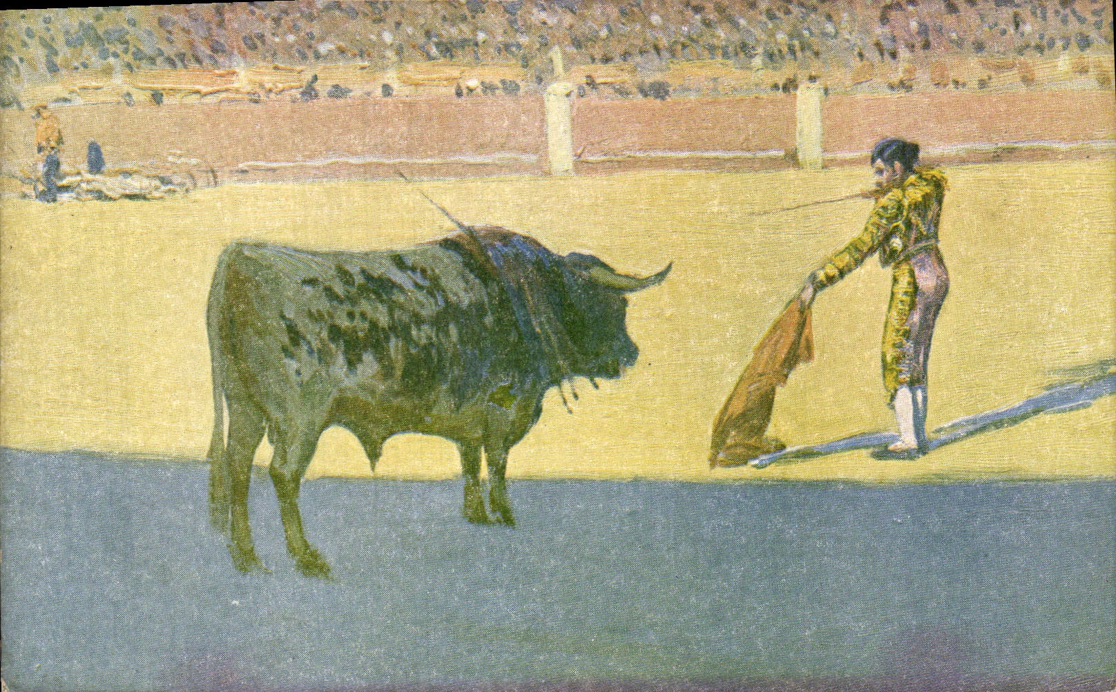 CPA Corrida Course de taureaux Bertuchi