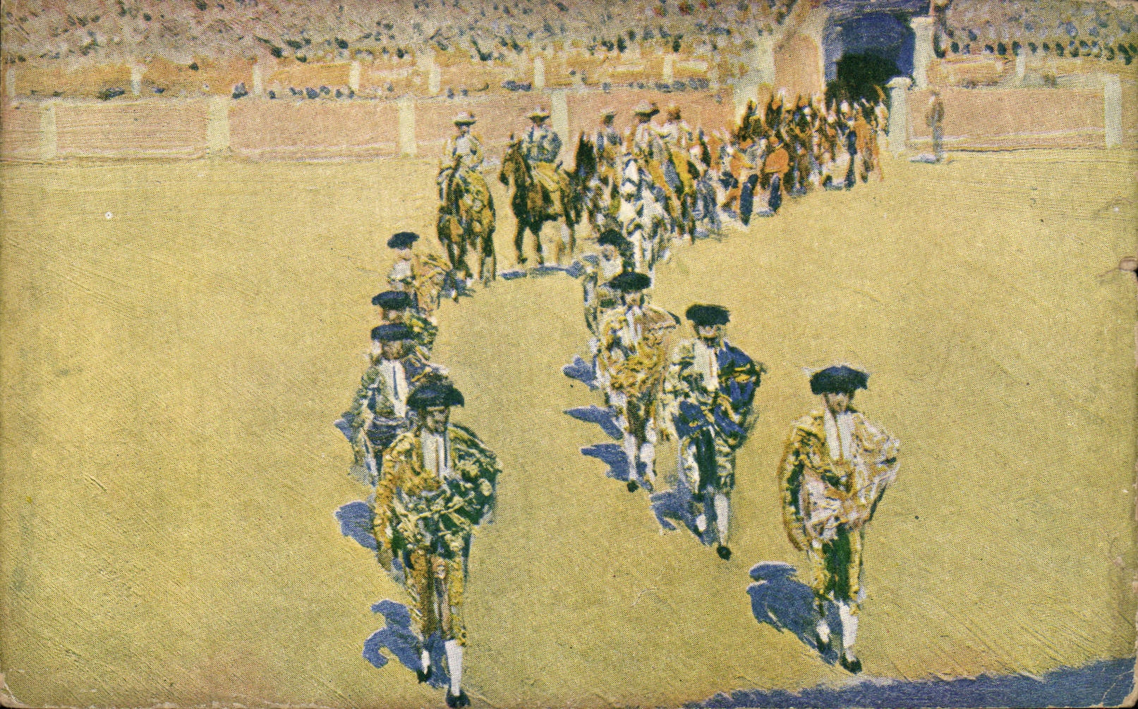 CPA Corrida Course de taureaux 