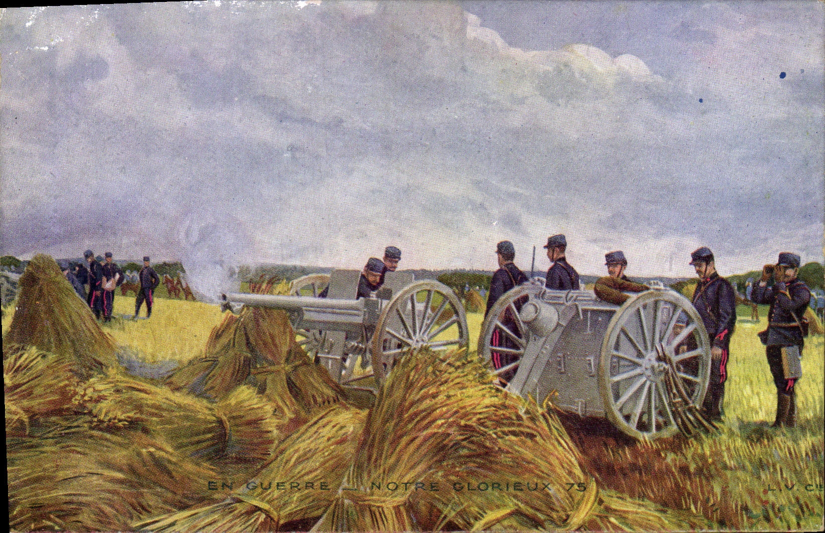 CPA Militaria Notre glorieux 75 