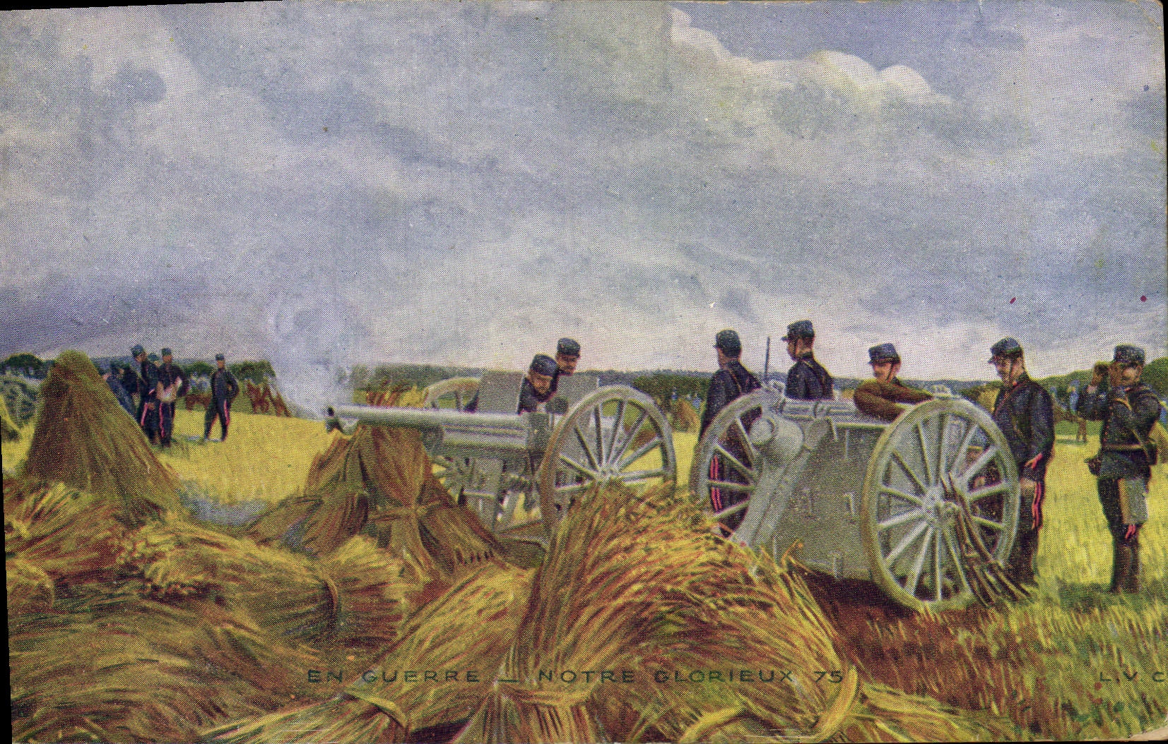 CPA Militaria Notre glorieux 75 