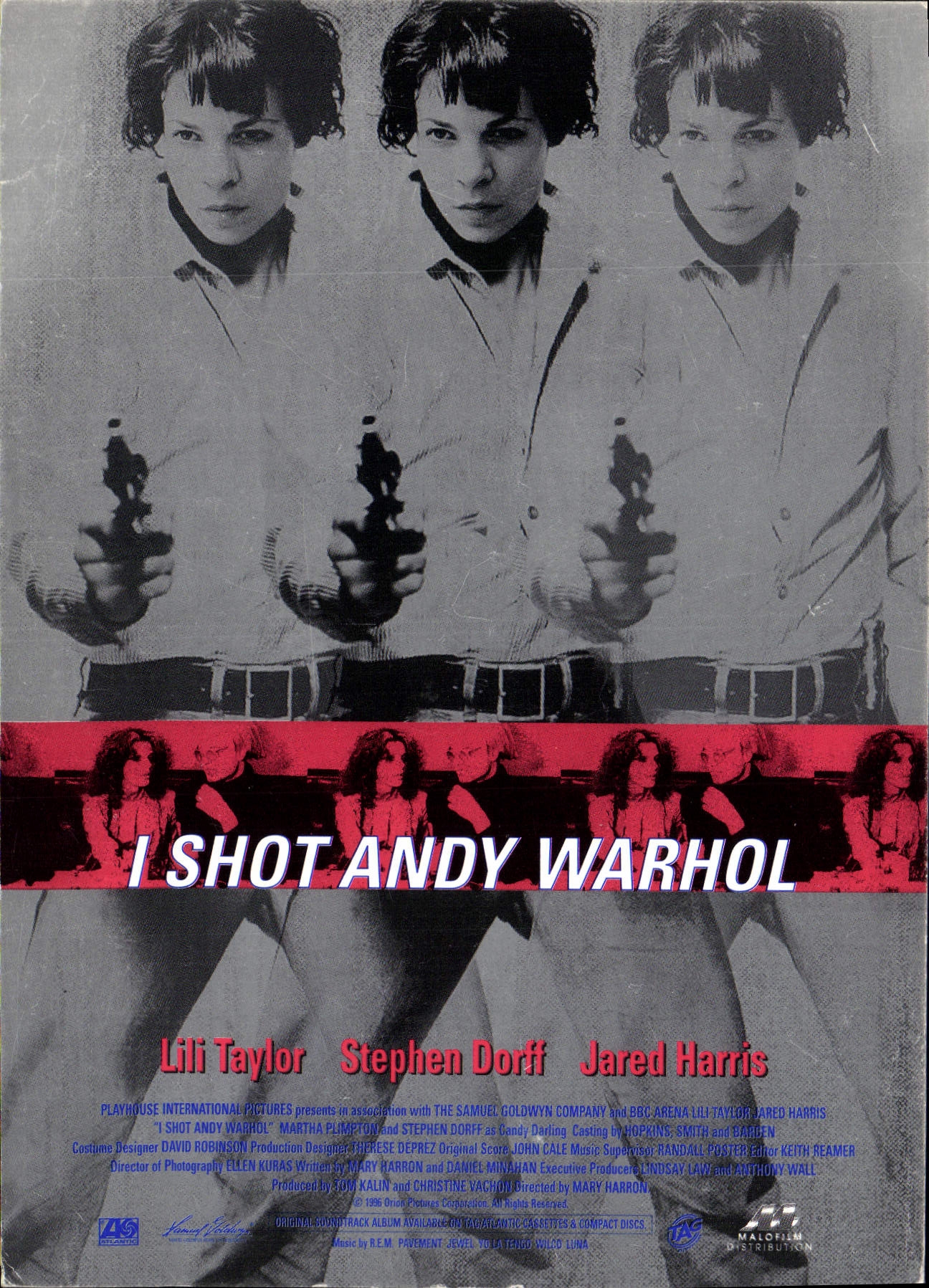 Postal Cine I shot Andy Warhol Lili Taylor Stephen Dorff Jared Harris
