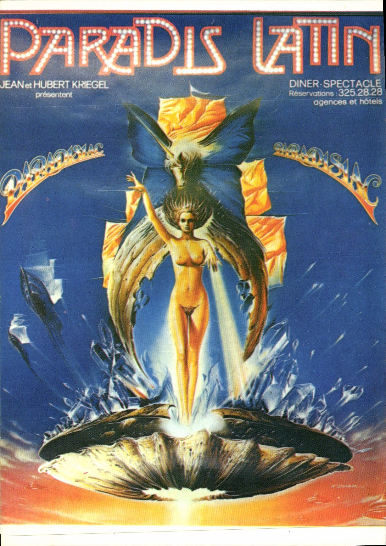 Vintage Postcard Cinema Latin Paradise Jean and Hubert Kriegel