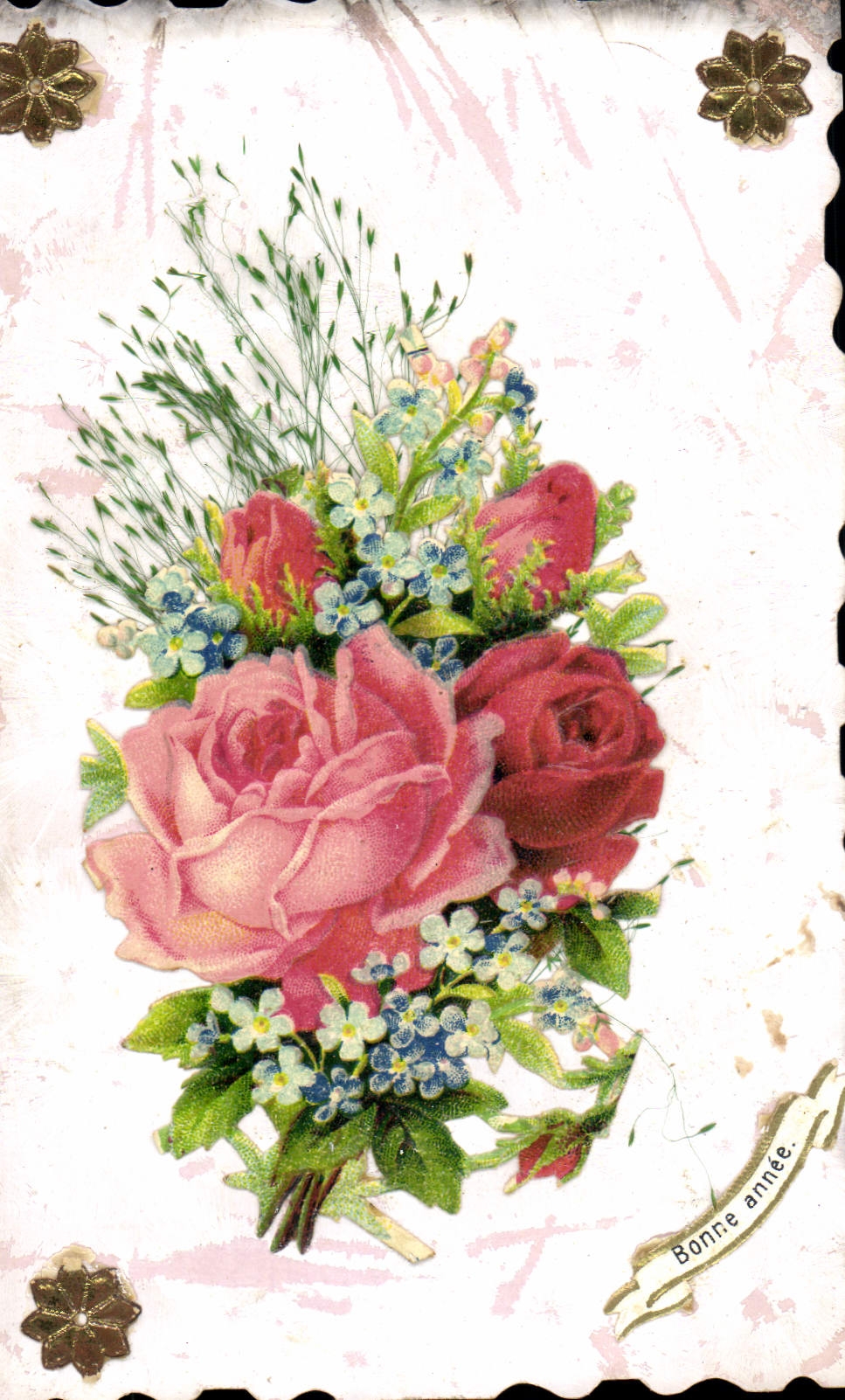 CPA Fantaisie Fleurs 