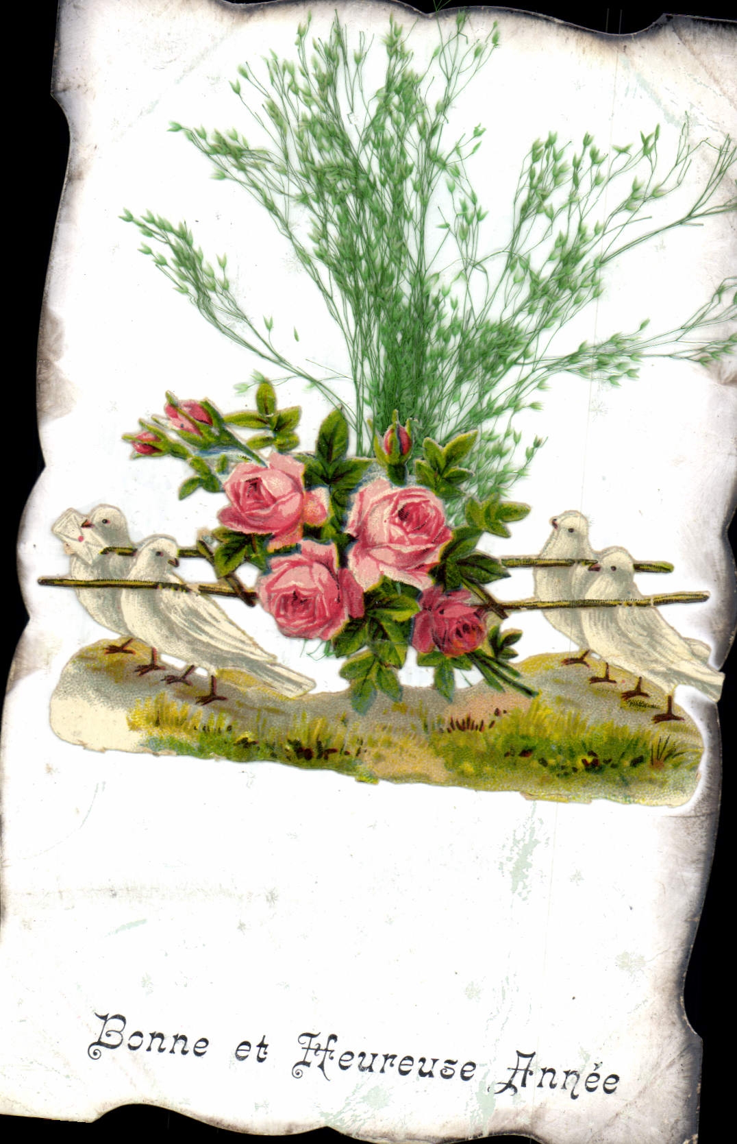 CPA Fantaisie Fleurs Colombes 