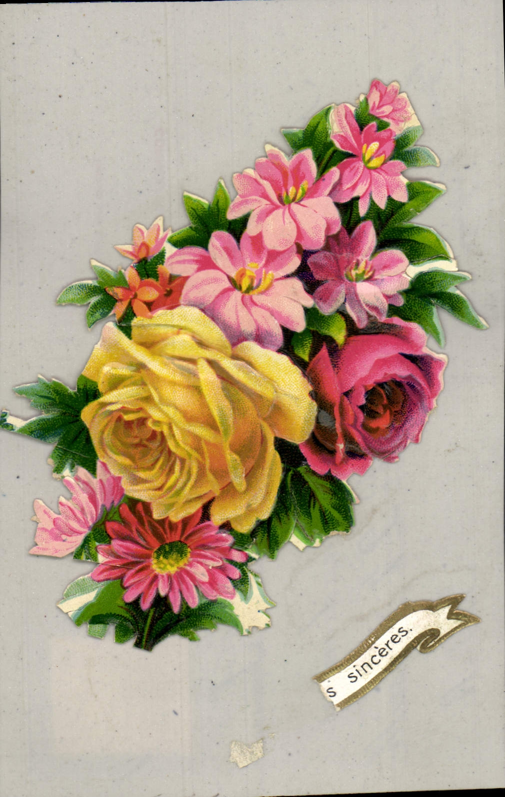 CPA Fantaisie Fleurs 