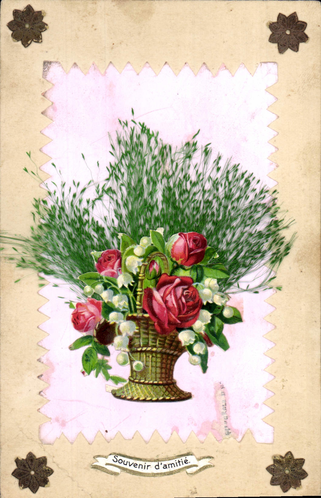 CPA Fantaisie Fleurs 