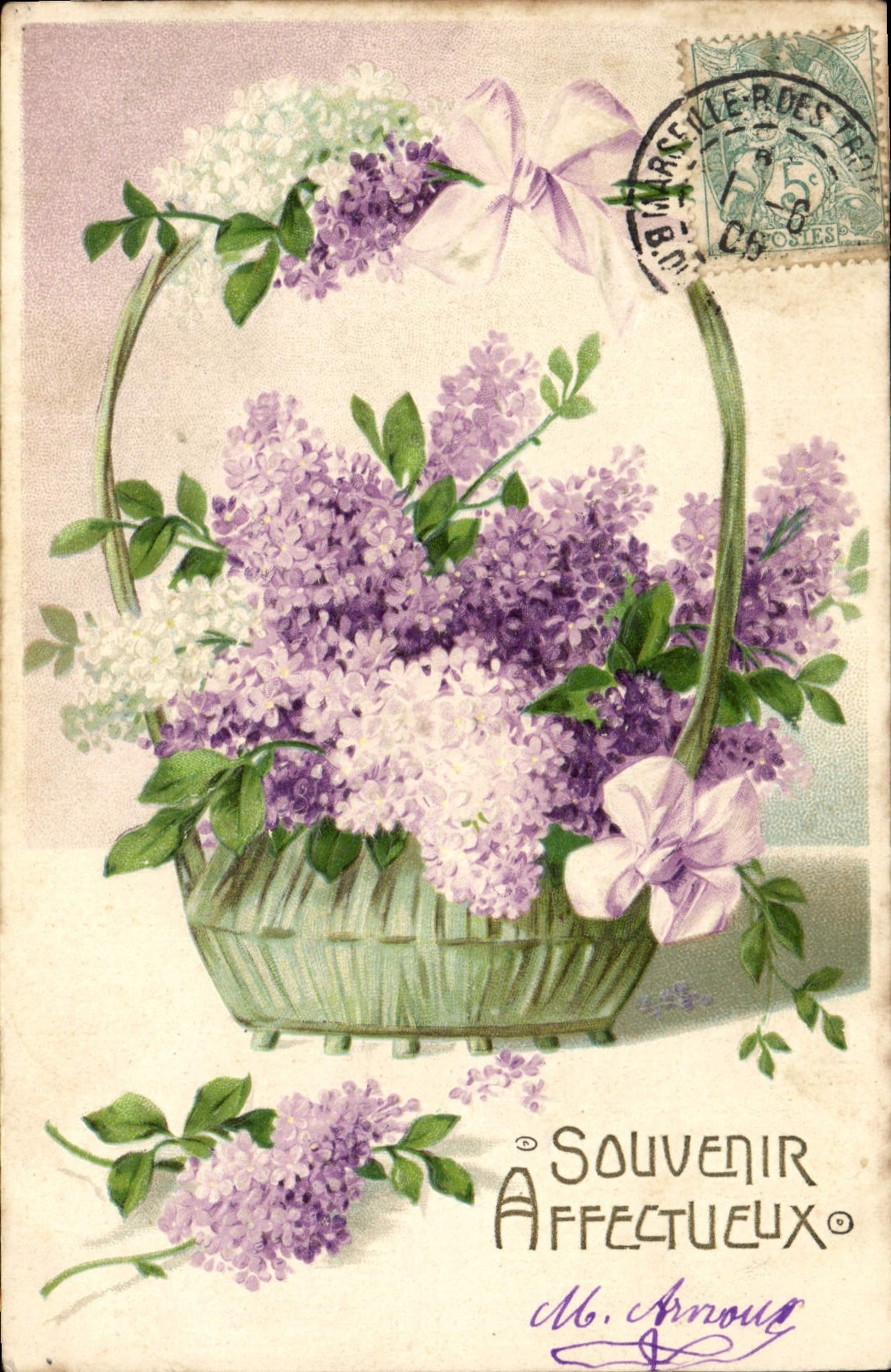 CPA Fantaisie Fleurs 