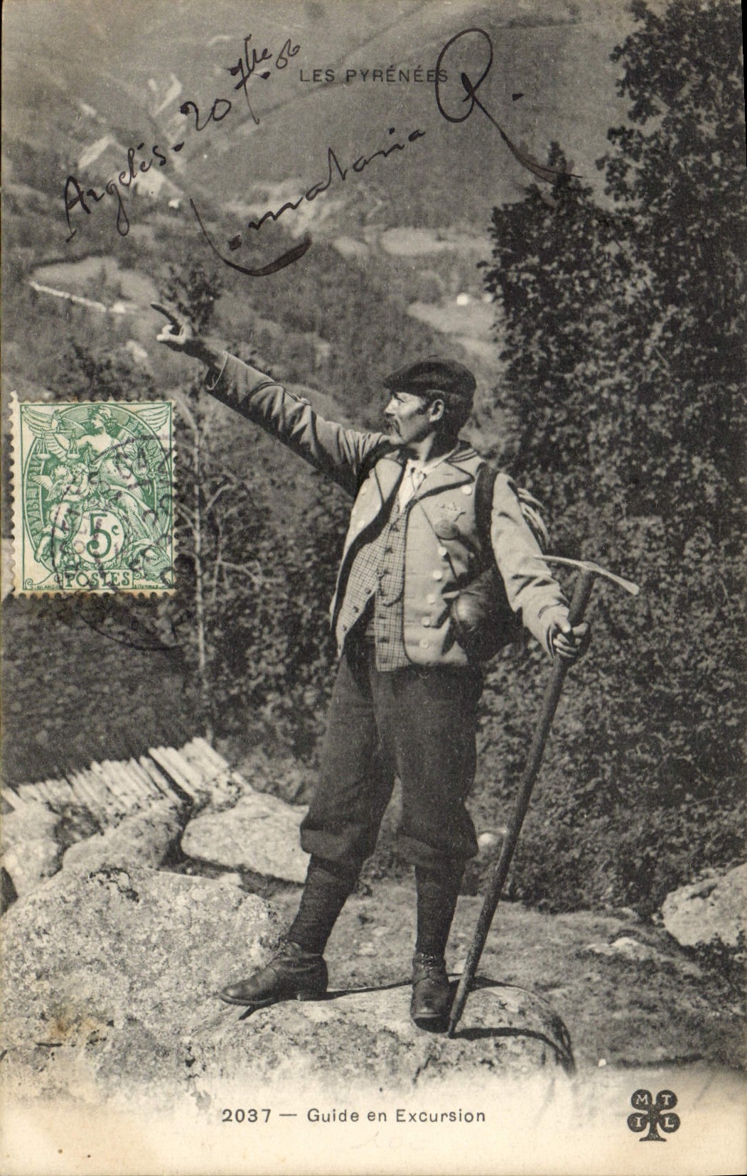 CPA Alpinisme Guide en excursion 