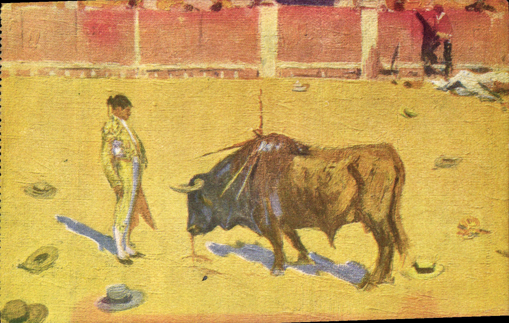 CPA Corrida Course de taureaux Bertuchi