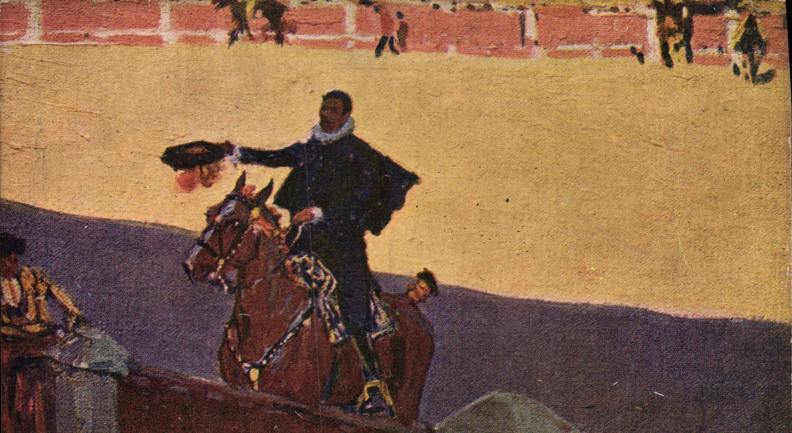 CPA Corrida Course de taureaux Bertuchi